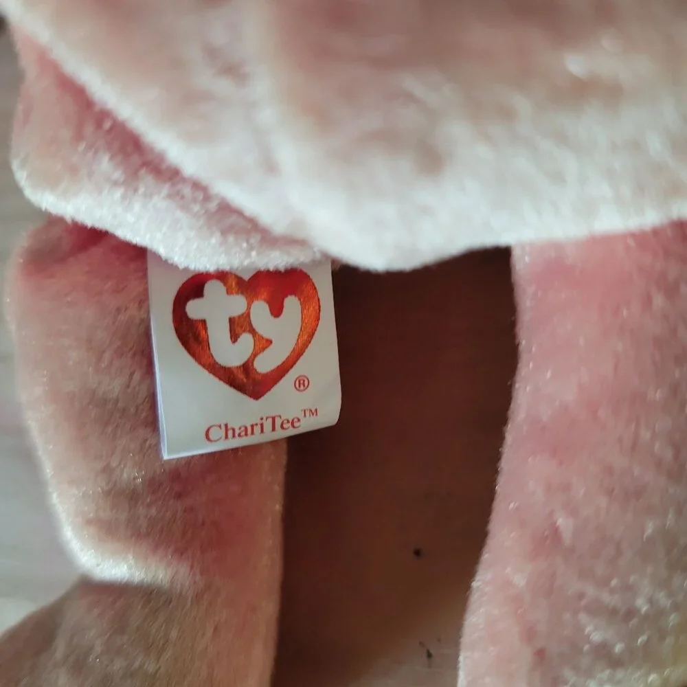 Ty Beanie Baby PGA Tour‎ ChariTee Bear With Plaid Cap